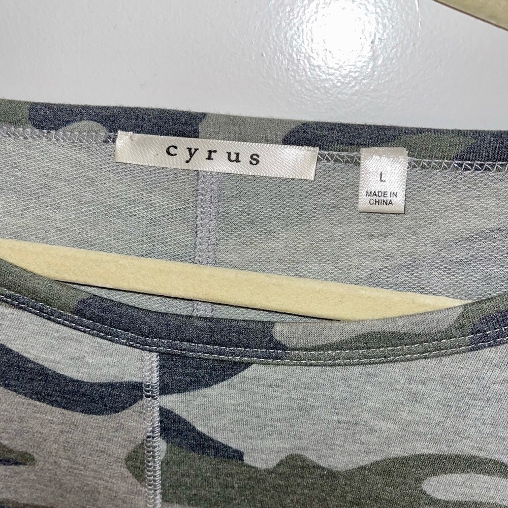 Army Print Top - Picture 3 of 5